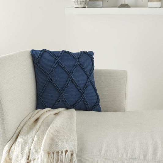 18" Navy Cotton Blend