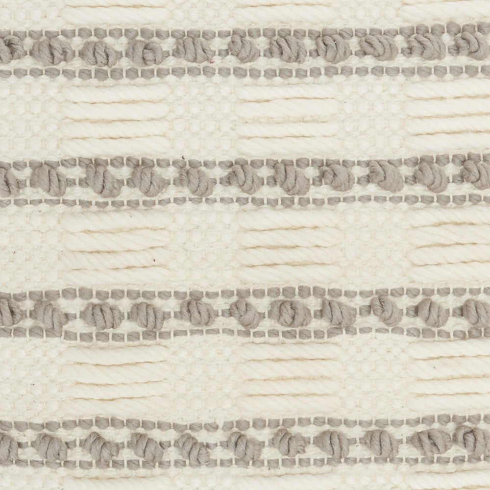 18" Light Gray Cotton Blend