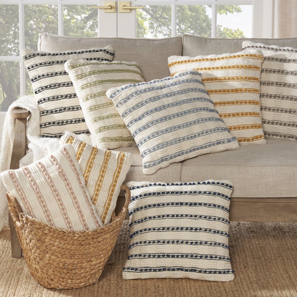 18" Light Gray Cotton Blend