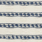 18" Navy Cotton Blend Throw Pillow