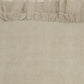 16" Beige Linen Throw Pillow