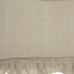 16" Beige Linen Throw Pillow