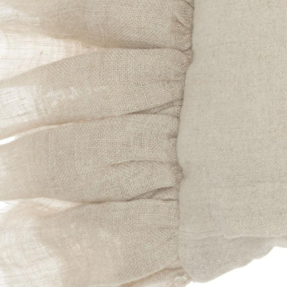 14" X 22" Steel Blue Pillow With Tassels Edges