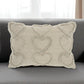 14" X 20" Gray Heart Cotton Throw Pillow