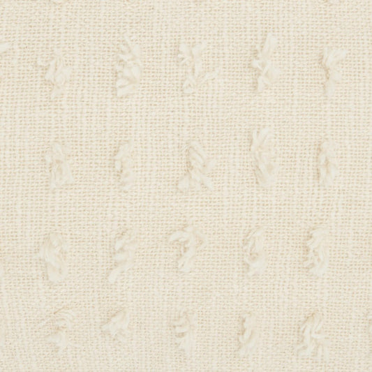 14" X 20" White Cotton Throw Pillow