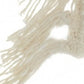 Tassel Detailed White Throw Pillow