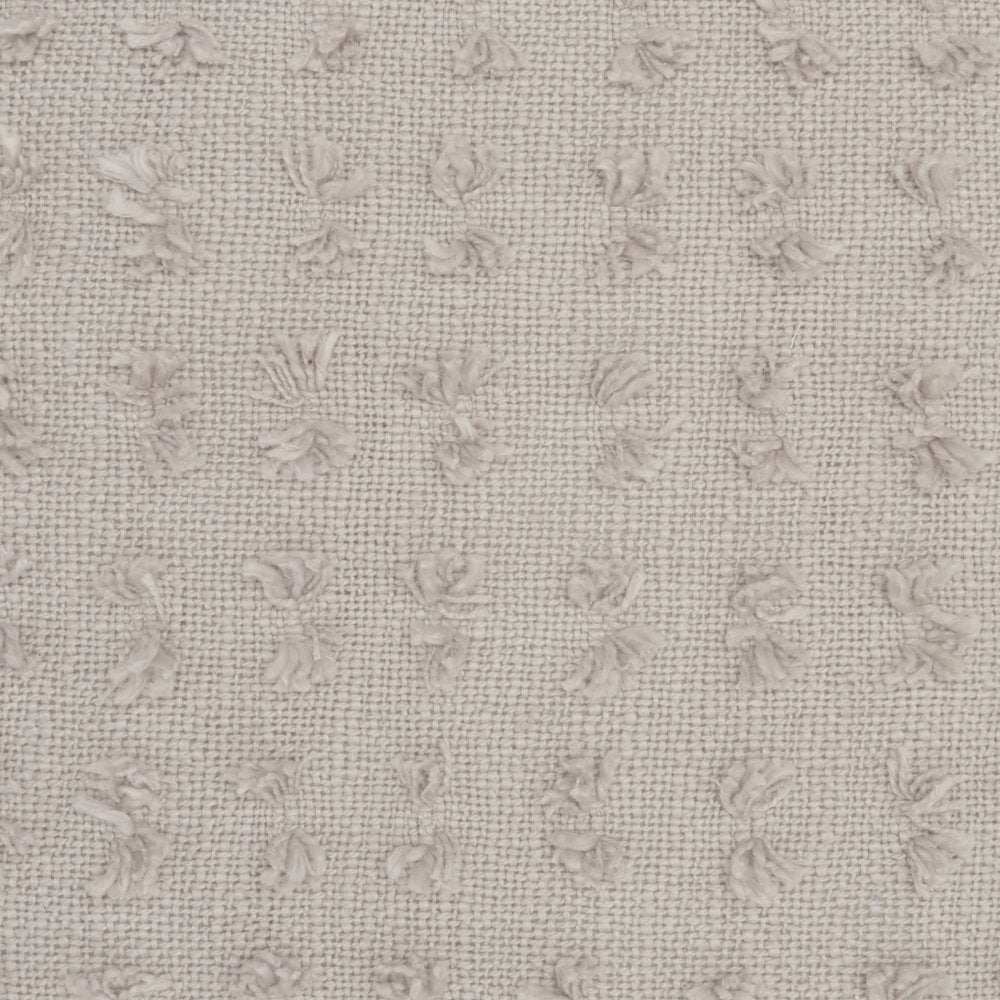 Tassel Detailed Gray Throw Pillow