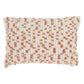 14" X 20" Coral and Beige Ribbed Indoor Outdoor Throw Pillow With Texture