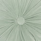 16" X 16" Mint Green Round Velvet