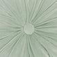 16" X 16" Mint Green Round Velvet