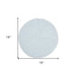 16" Periwinkle Tufted Round Throw Pillow