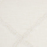 White Abstract  Shaggy Detail Lumbar Pillow