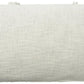White Abstract  Shaggy Detail Lumbar Pillow