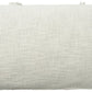 White Abstract  Shaggy Detail Lumbar Pillow