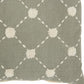 Glamorous Handcrafted Sage Accent Throw Pillow