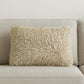 14" X 20" Beige Throw Pillow