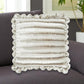20" Silver Throw Pillow