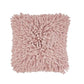 20" Pale Pink Soft Nubby Shag Throw Pillow