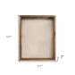 6" x 6" Gray Solid Wood Tabletop Picture Frame