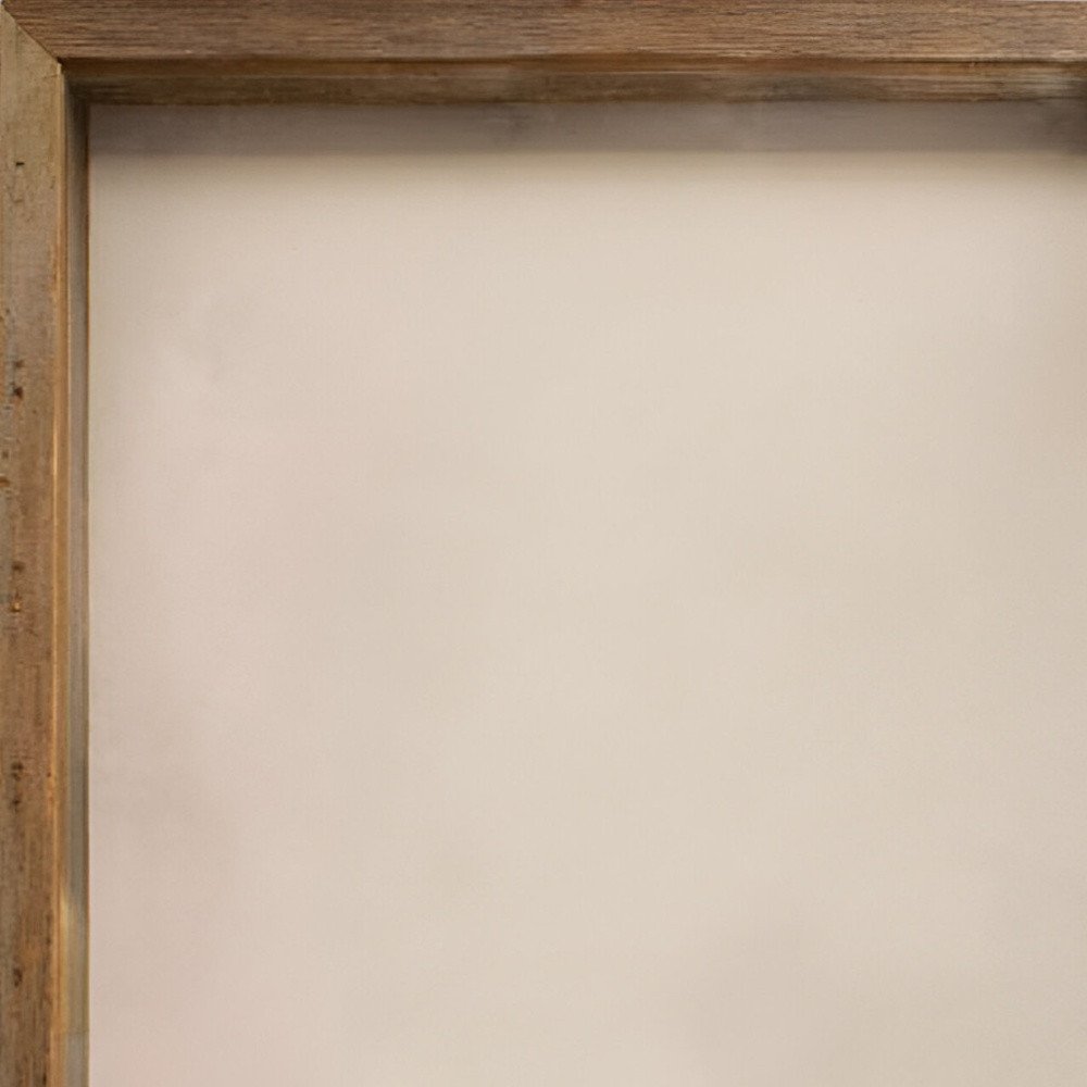 6" x 6" Gray Solid Wood Tabletop Picture Frame