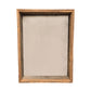 6" x 6" Gray Solid Wood Tabletop Picture Frame