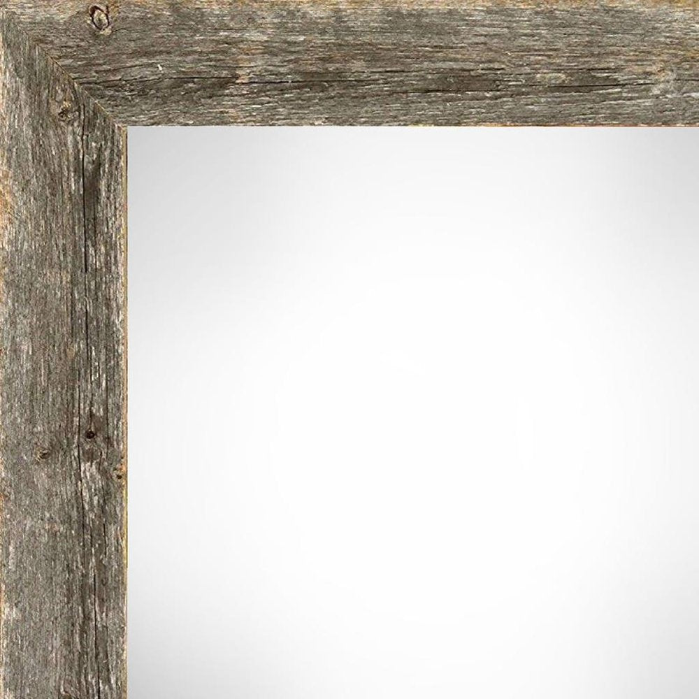 10" x 10" Gray Solid Wood Hanging Picture Frame