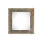 10" x 10" Gray Solid Wood Hanging Picture Frame