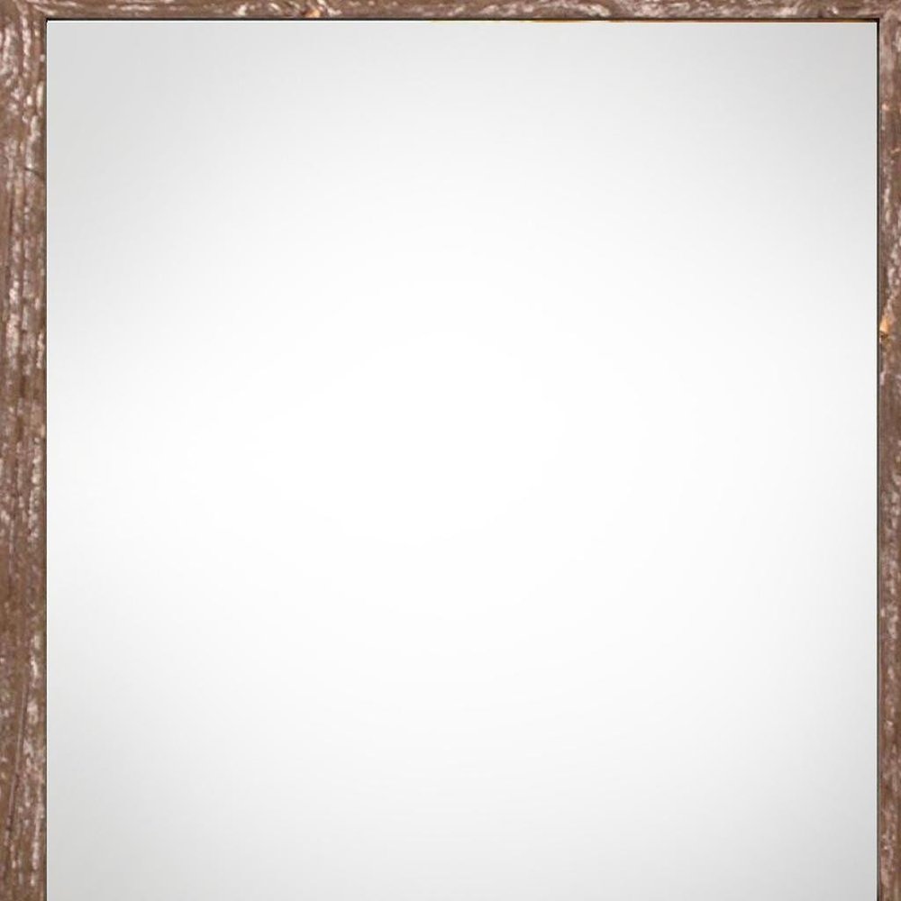 10" x 10" Brown Solid Wood Hanging Picture Frame