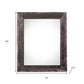 11" x 17" Black Solid Wood Hanging Picture Frame