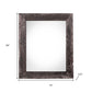 11" x 17" Black Solid Wood Hanging Picture Frame