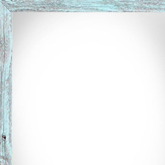 12" x 16" Blue Solid Wood Hanging Picture Frame