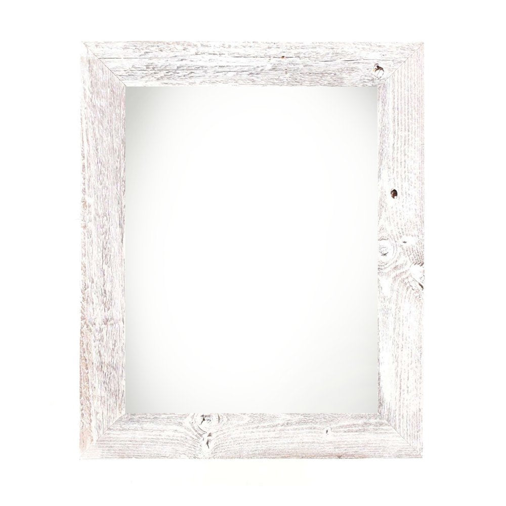 12" x 16" White Solid Wood Hanging Picture Frame