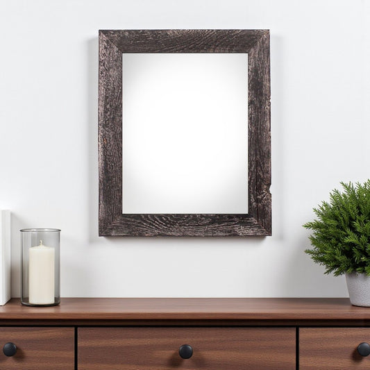 12" x 18" Black Solid Wood Hanging Picture Frame