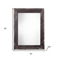 12" x 24" Black Solid Wood Hanging Picture Frame