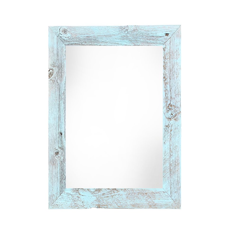 12" x 24" Blue Solid Wood Hanging Picture Frame