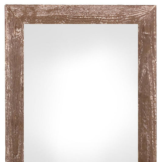 12" x 24" Espresso Solid Wood Hanging Picture Frame