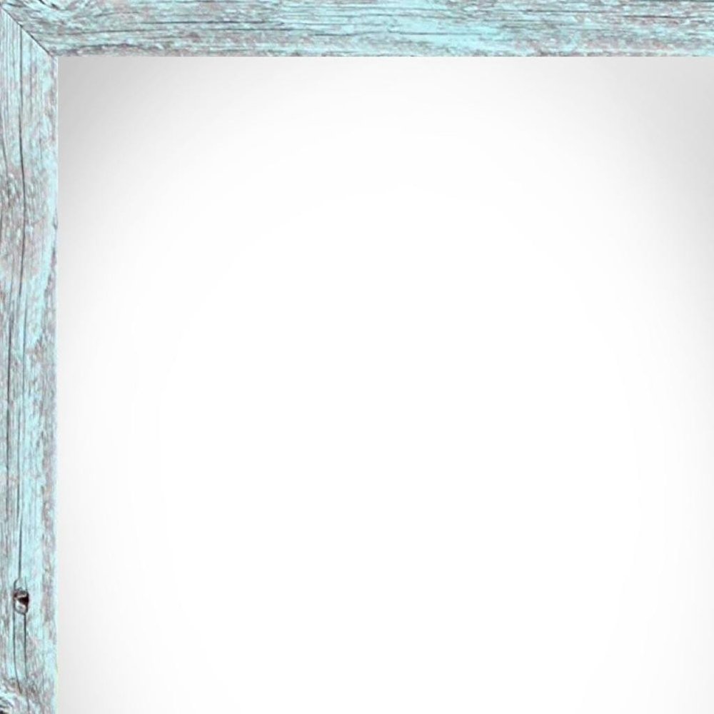 13" x 19" Blue Solid Wood Hanging Picture Frame