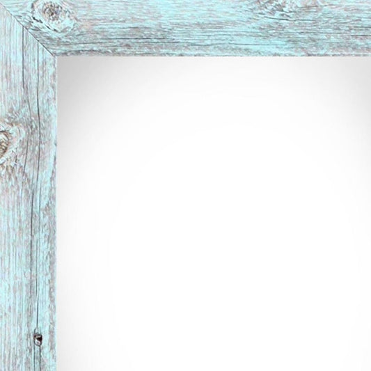 14" x 18" Blue Solid Wood Hanging Picture Frame