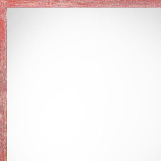 14" x 18" Red Solid Wood Hanging Picture Frame