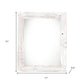 14" x 18" White Solid Wood Hanging Picture Frame