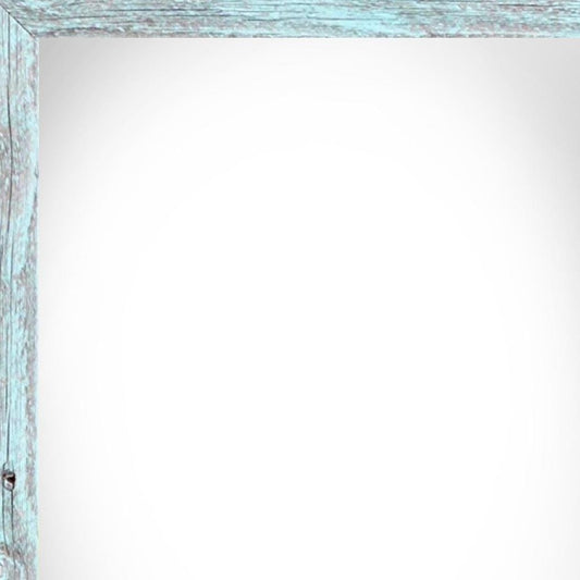 16" x 20" Blue Solid Wood Hanging Picture Frame