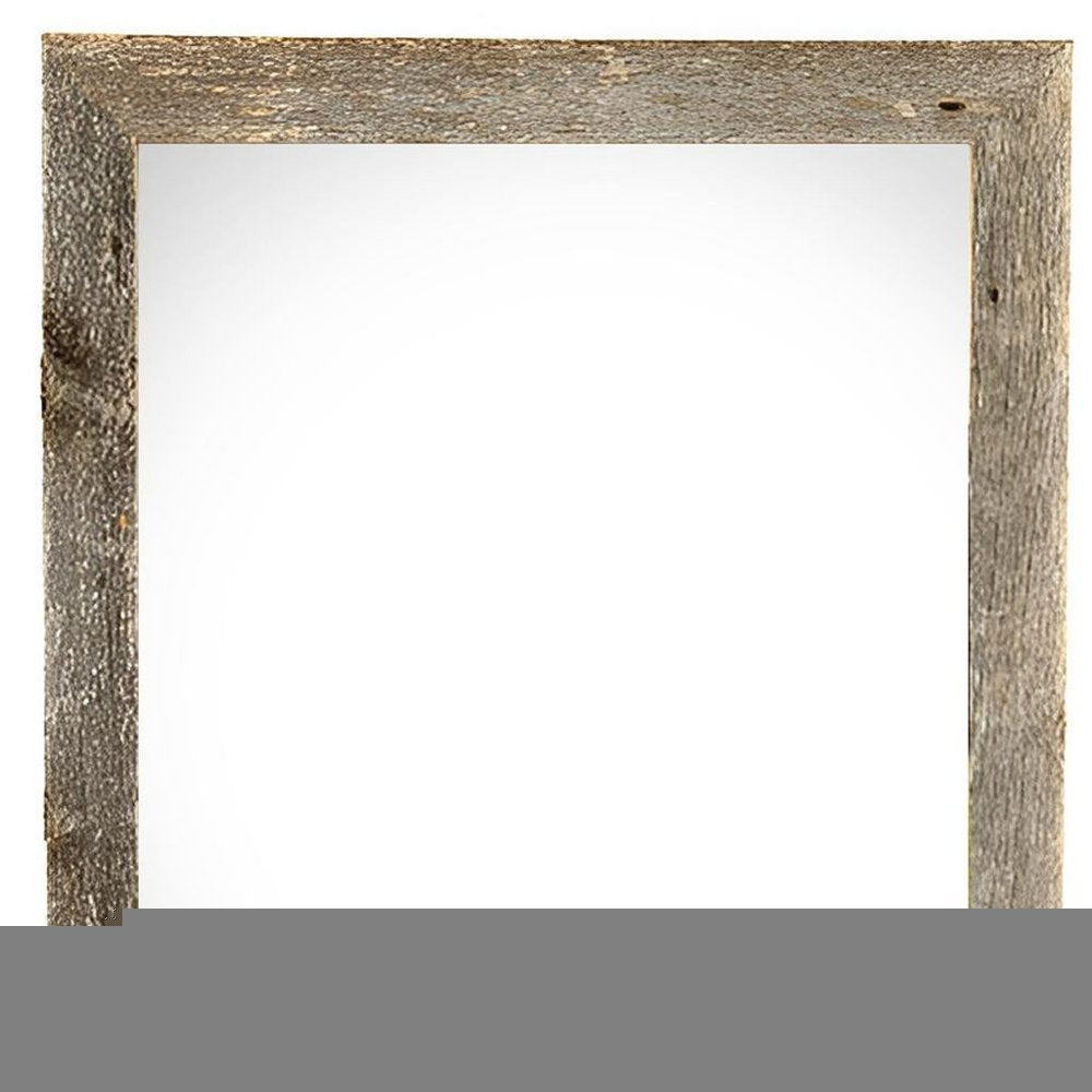 20" x 24" Gray Solid Wood Hanging Picture Frame