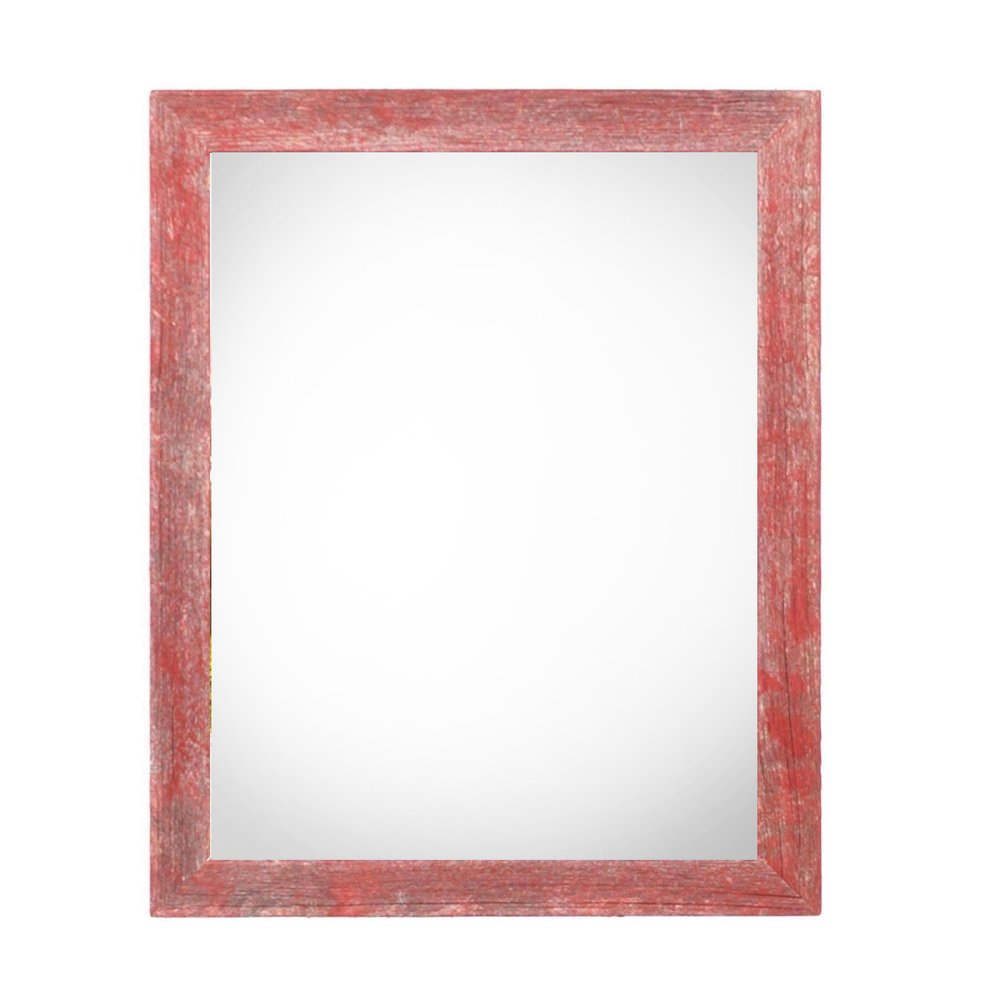 20" x 28" Red Solid Wood Hanging Picture Frame