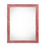 20" x 28" Red Solid Wood Hanging Picture Frame