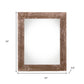 20" x 30" Espresso Solid Wood Hanging Picture Frame