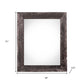 22" x 28" Black Solid Wood Hanging Picture Frame
