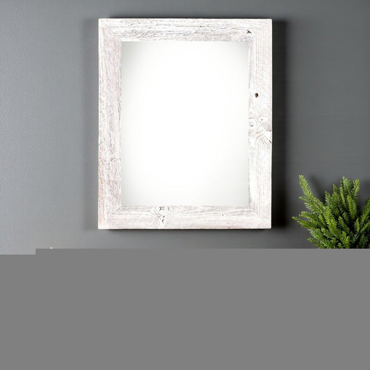 22" x 28" White Solid Wood Hanging Picture Frame