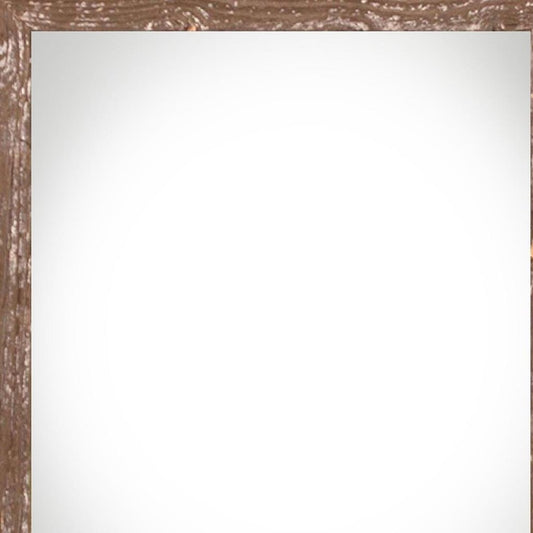 24" x 30" Brown Solid Wood Hanging Picture Frame