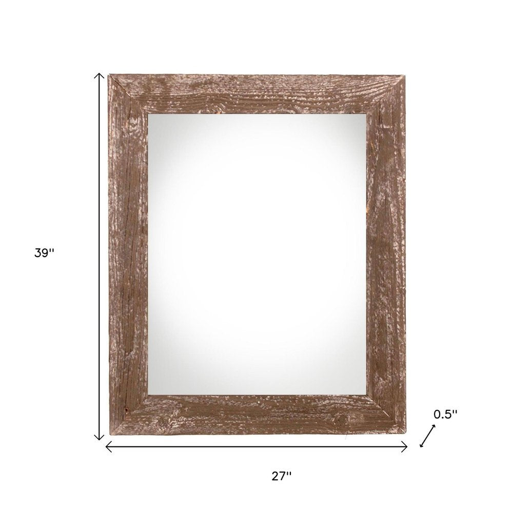 24" x 36" Espresso Solid Wood Hanging Picture Frame