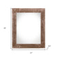 24" x 36" Espresso Solid Wood Hanging Picture Frame